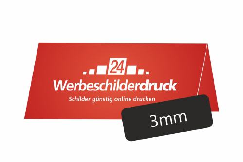 Bandenwerbung Aluverbundplatte 3 mm