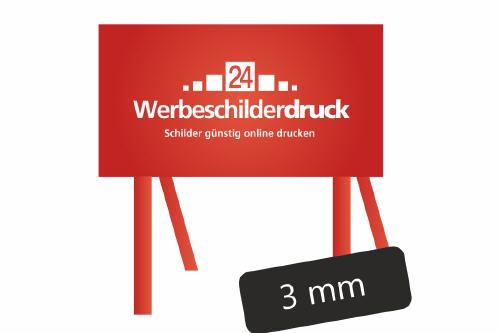 Bauschilder Aluverbundplatte 3 mm
