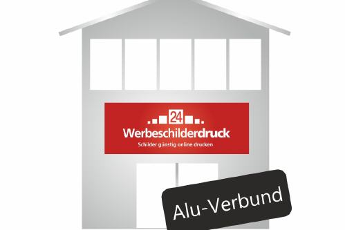 Werbeschilder Aluverbundplatte